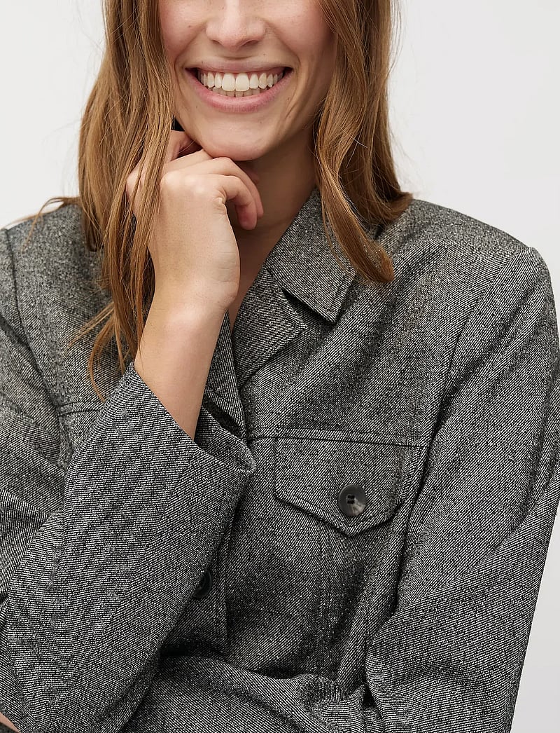 mbyM - Fergi-M - einreihige blazer - charcoal melange - 3