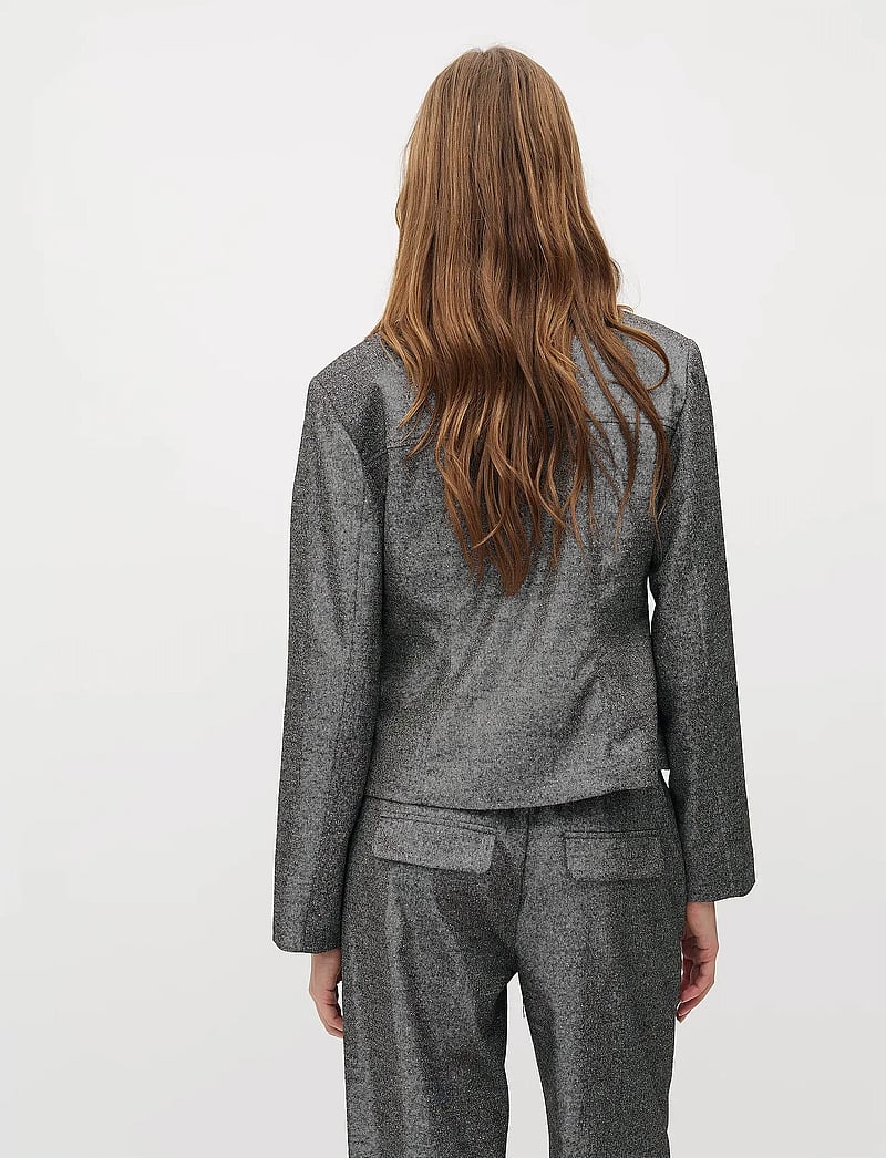 mbyM - Fergi-M - einreihige blazer - charcoal melange - 4