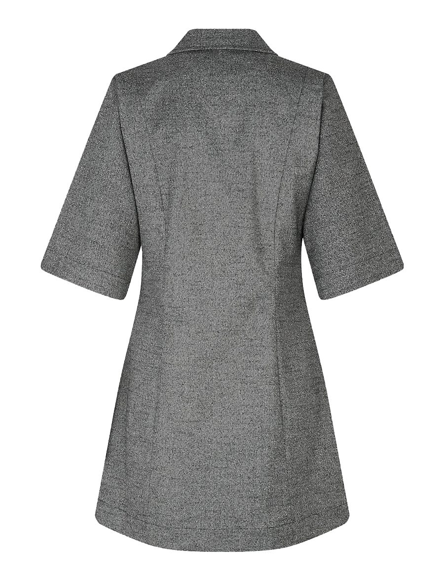 mbyM - Kalira-M - skjortklänningar - charcoal melange - 2