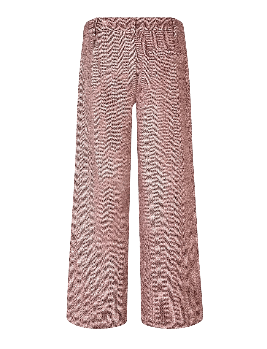 mbyM - Tarrina-M - hosen mit weitem bein - fig melange - 2
