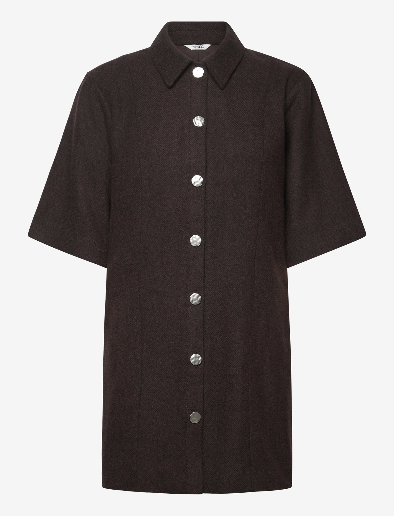 mbyM - Bimalani-M - hemdkleider - brown black twill - 0