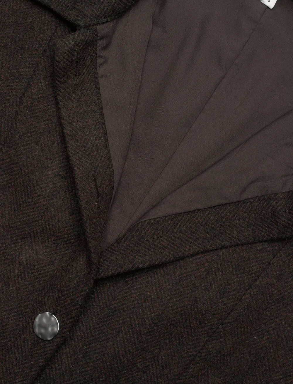 mbyM - Bimalani-M - marškinių tipo suknelės - brown black twill - 2