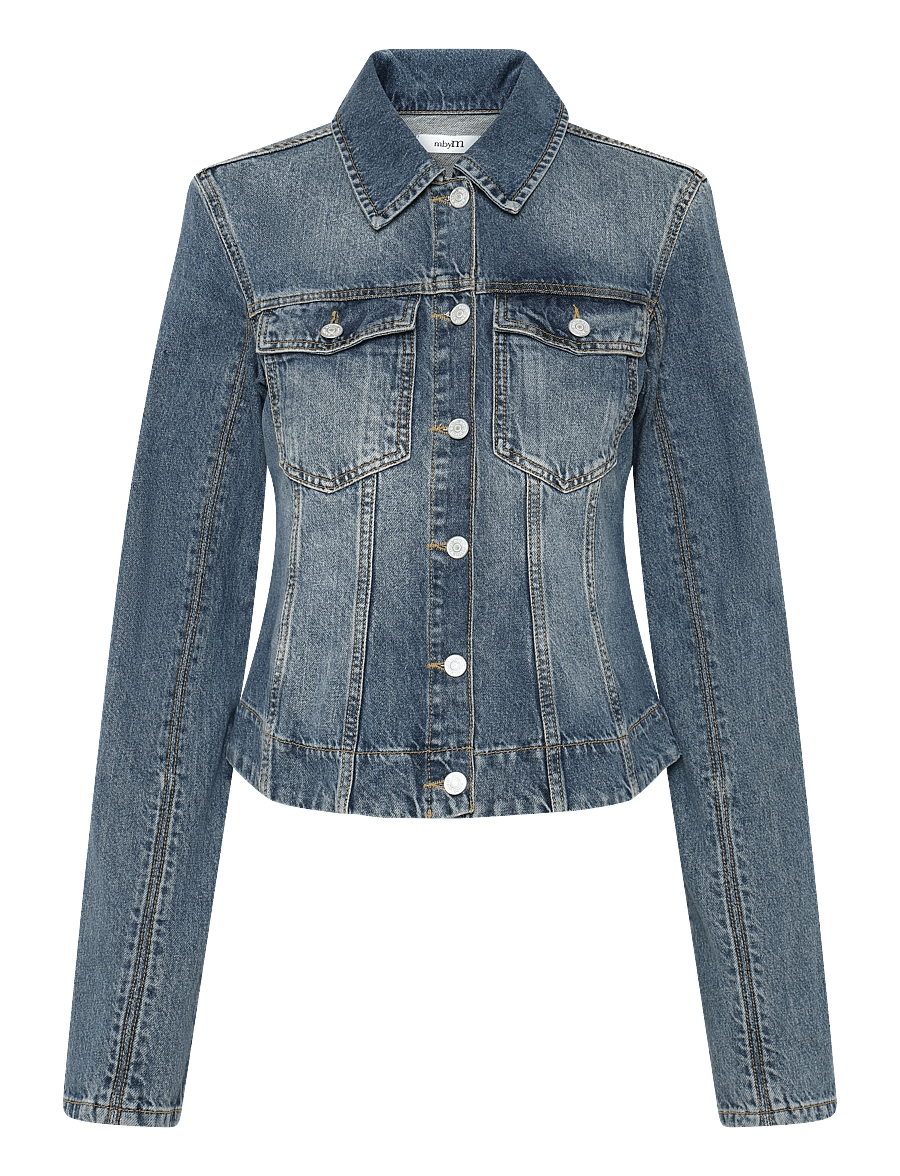 mbyM - Ami-M - forårsjakker - washed blue jay - 1