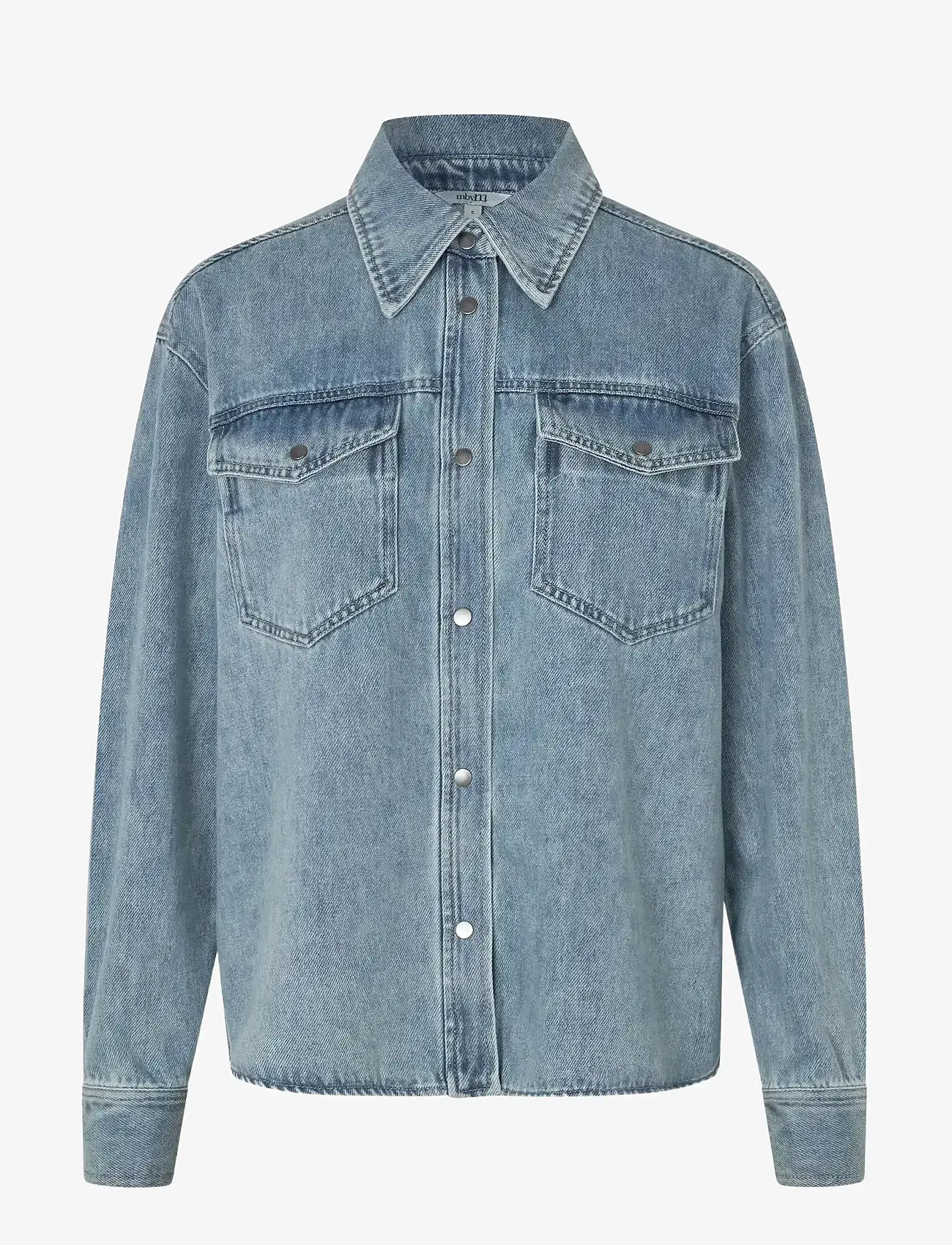 mbyM - Kikki-M - jeanshemden - blue soft wash - 0