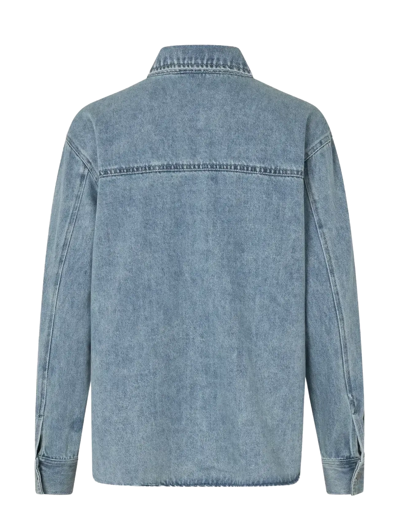 mbyM - Kikki-M - long-sleeved shirts - blue soft wash - 2
