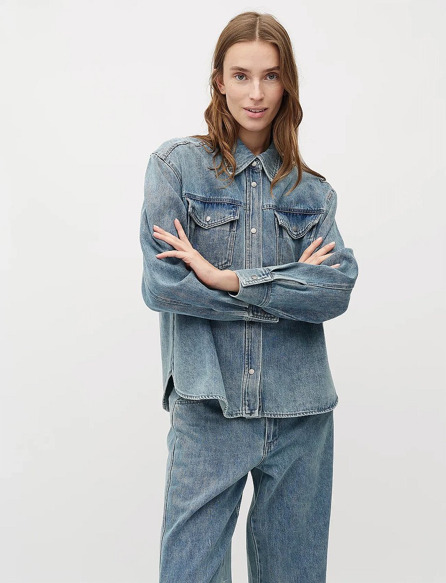 mbyM - Kikki-M - denimskjorter - blue soft wash - 0