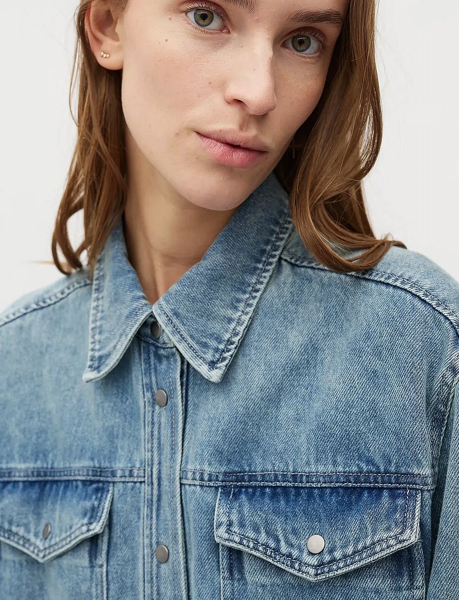 mbyM - Kikki-M - denimskjorter - blue soft wash - 3