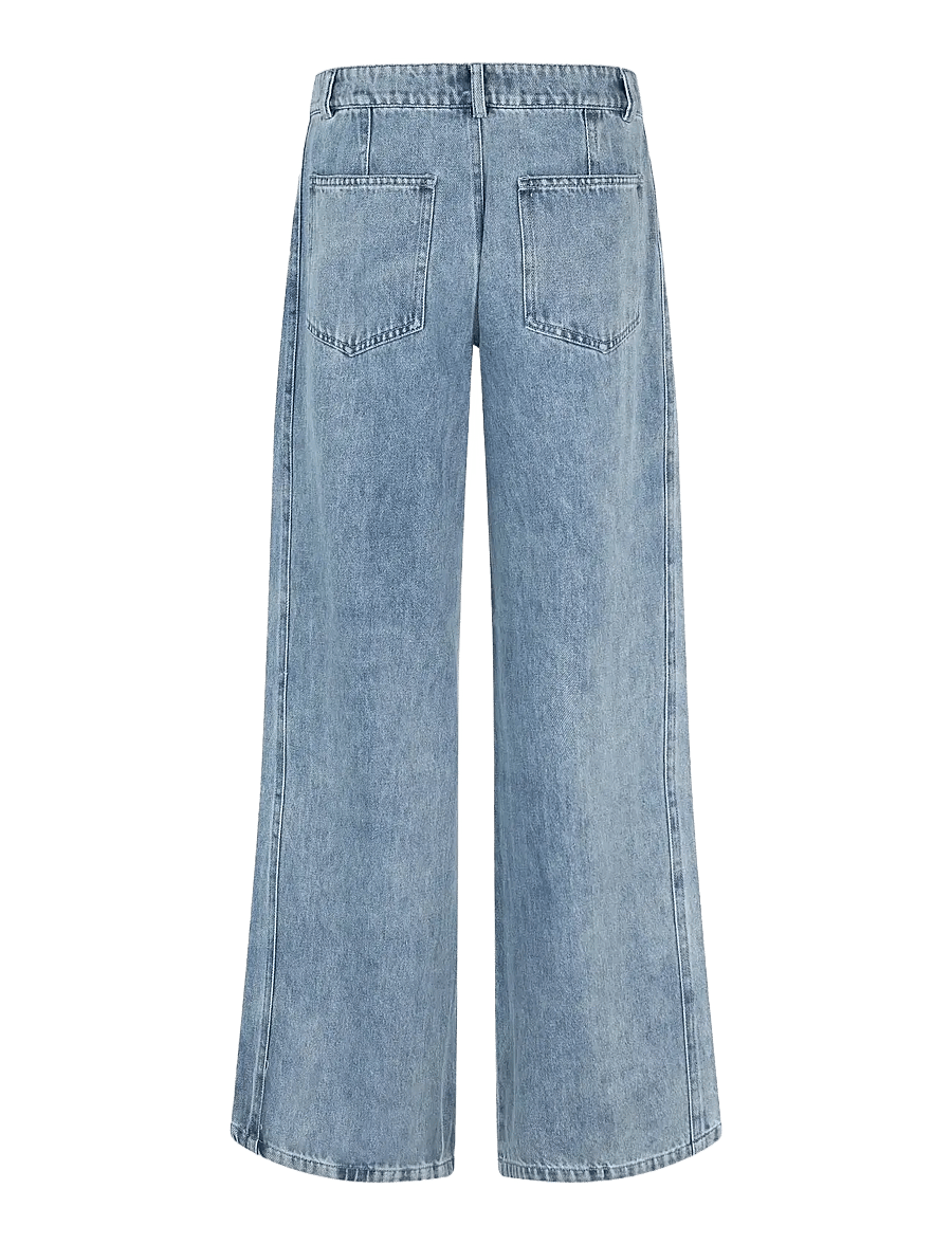 mbyM - Katyn-M - szerokie dżinsy - blue soft wash - 2