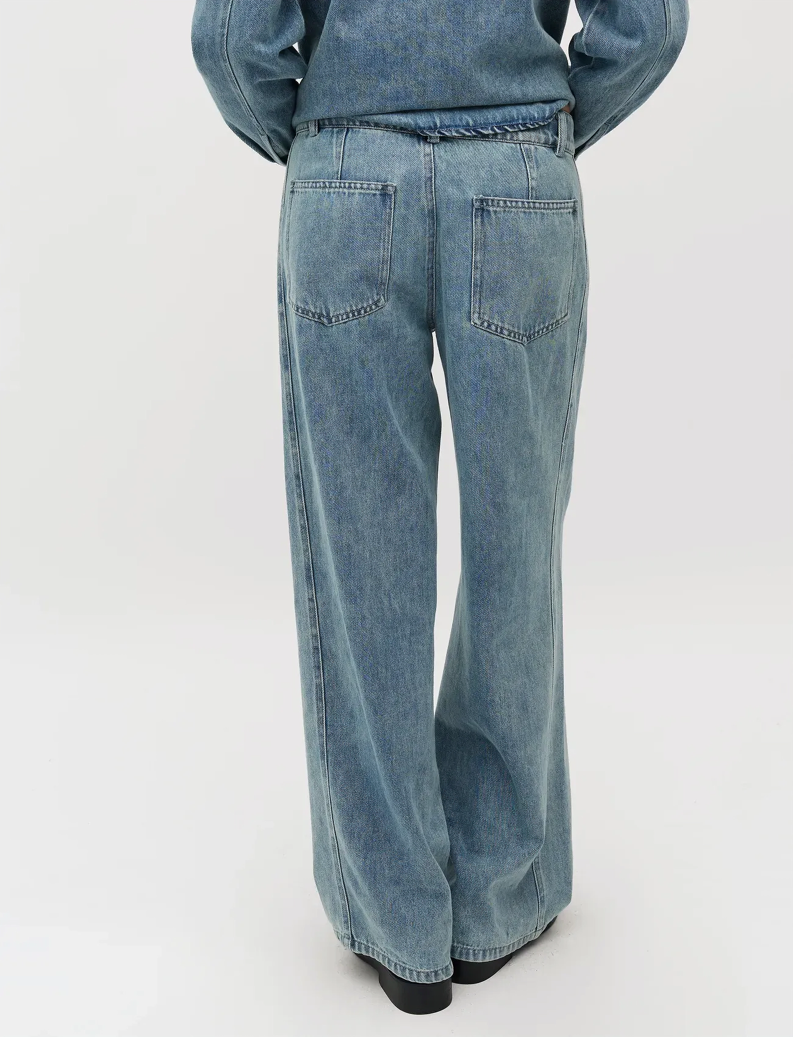 mbyM - Katyn-M - brede jeans - blue soft wash - 4