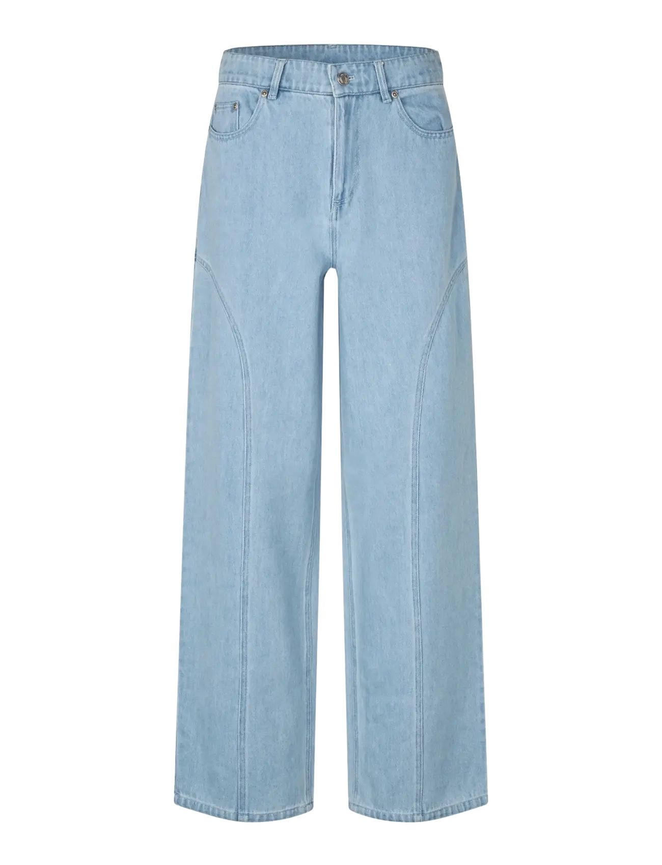 mbyM Lixia-M, S, Jeans, Blau - Wide, Frauen