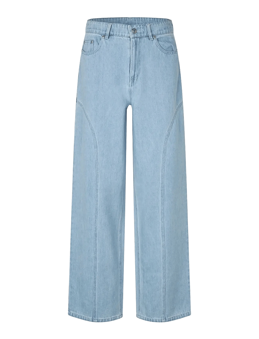 mbyM - Lixia-M - hosen mit weitem bein - light soft wash - 0