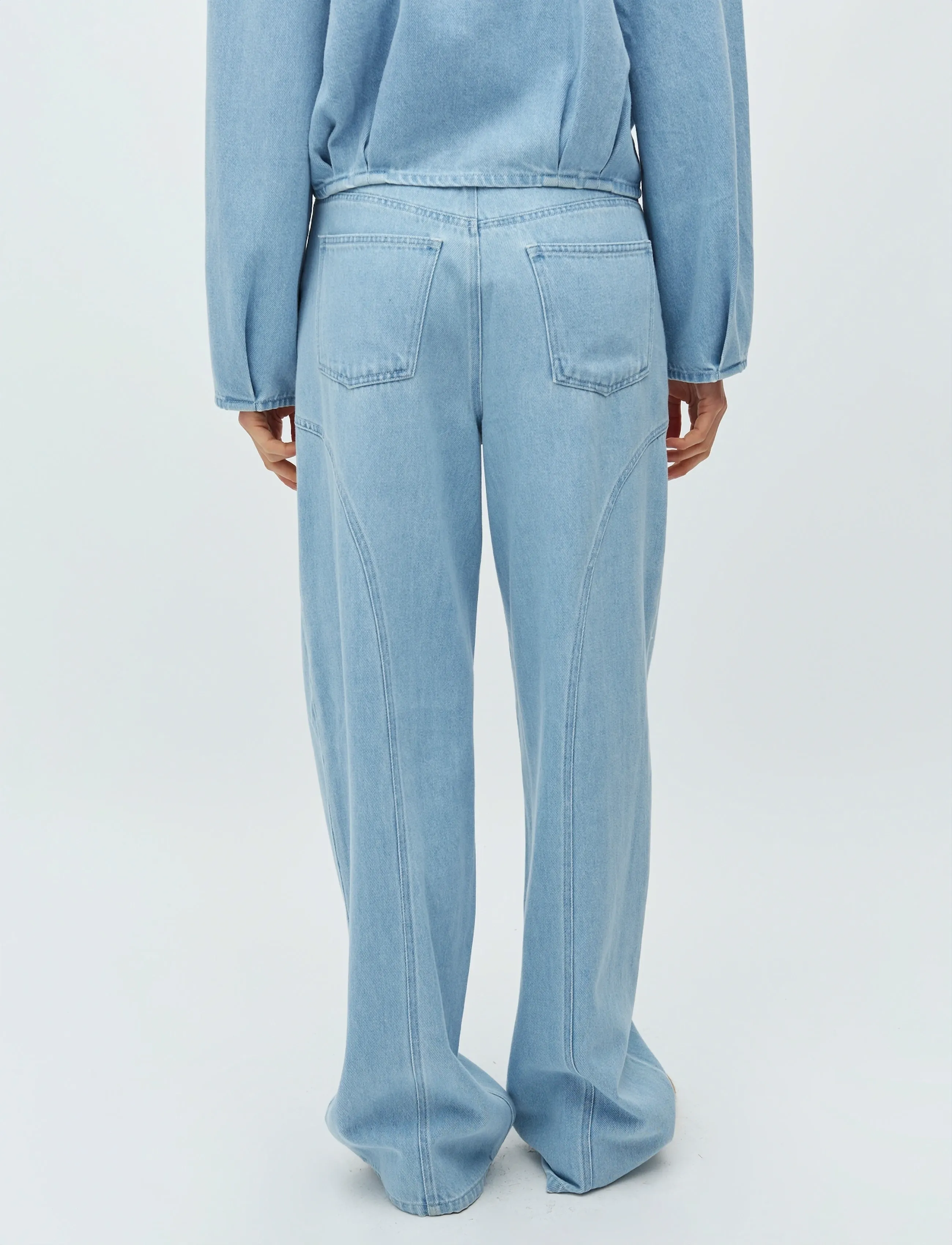 mbyM - Lixia-M - laia säärega teksad - light soft wash - 3