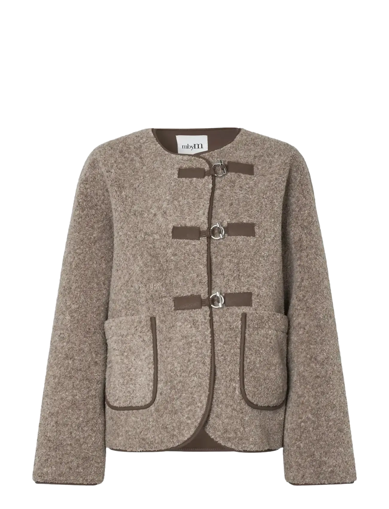 mbyM Keisa-M - Jakker & Kåper - GREY COFFEE MELANGE / beige