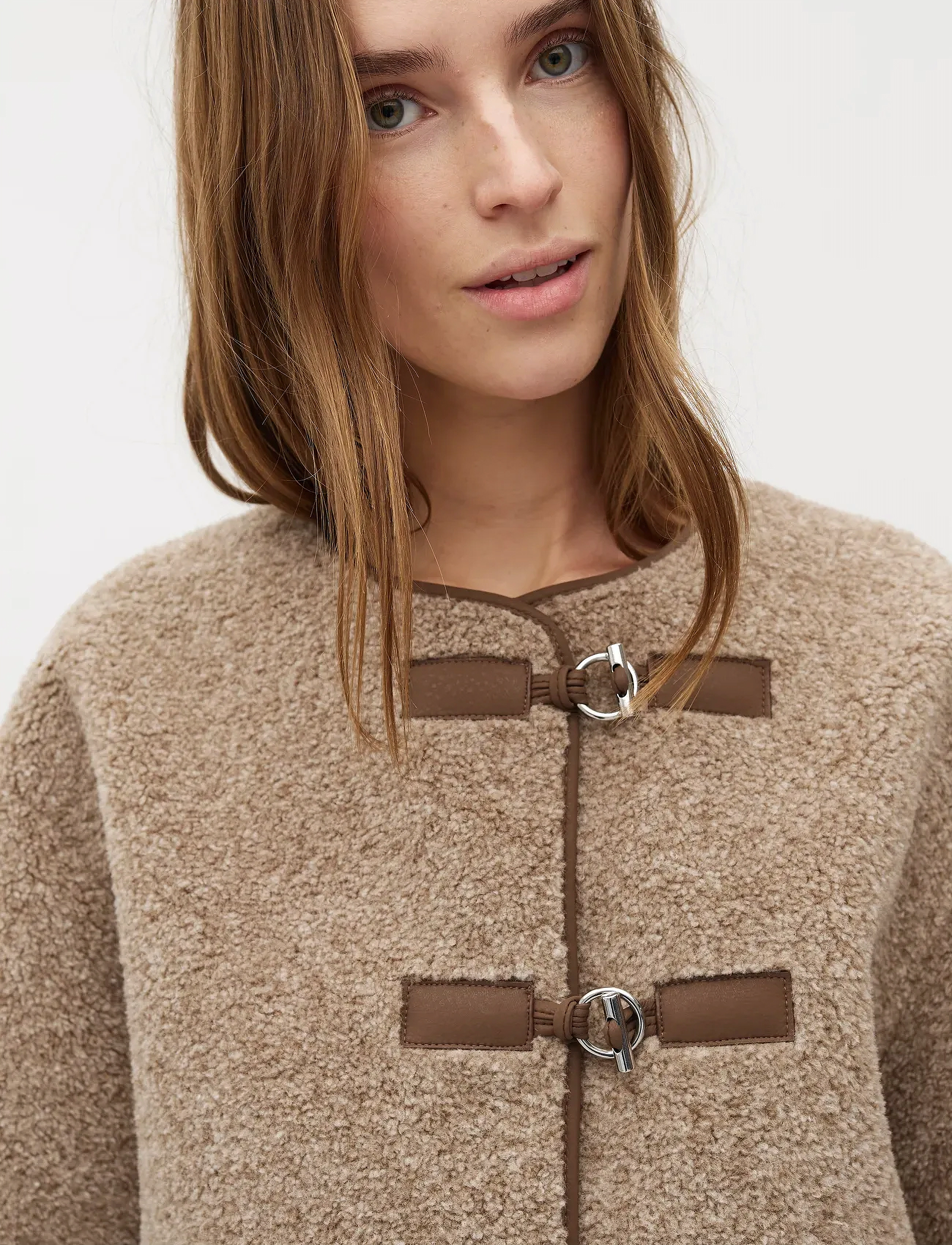 mbyM - Keisa-M - outerwear - grey coffee melange - 4