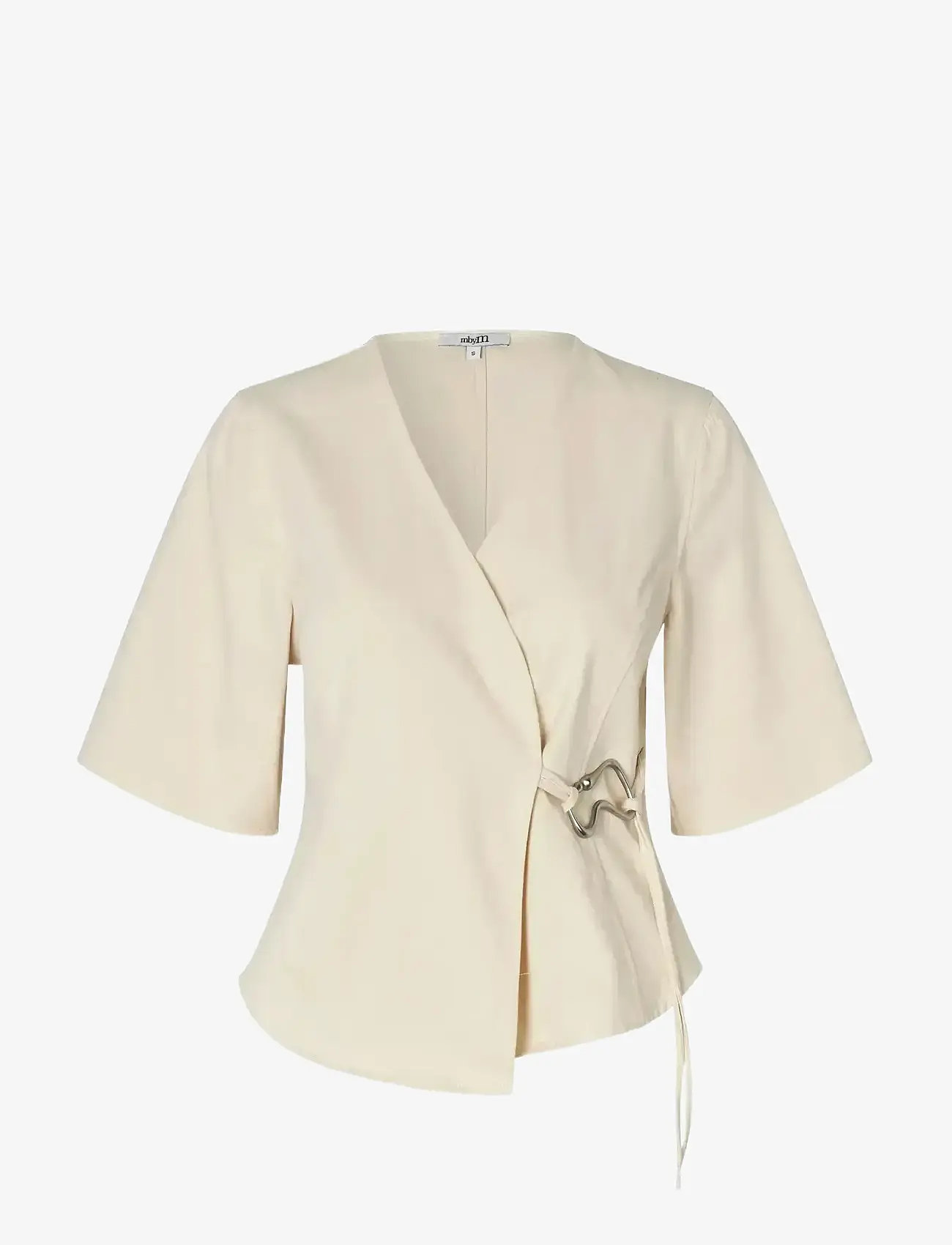 mbyM - Macha-M - lühikeste varrukatega pluusid - ecru - 0