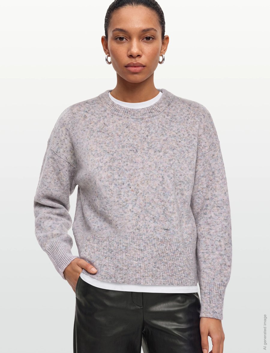 mbyM - Sadi-M - pullover - pearl melange - 3
