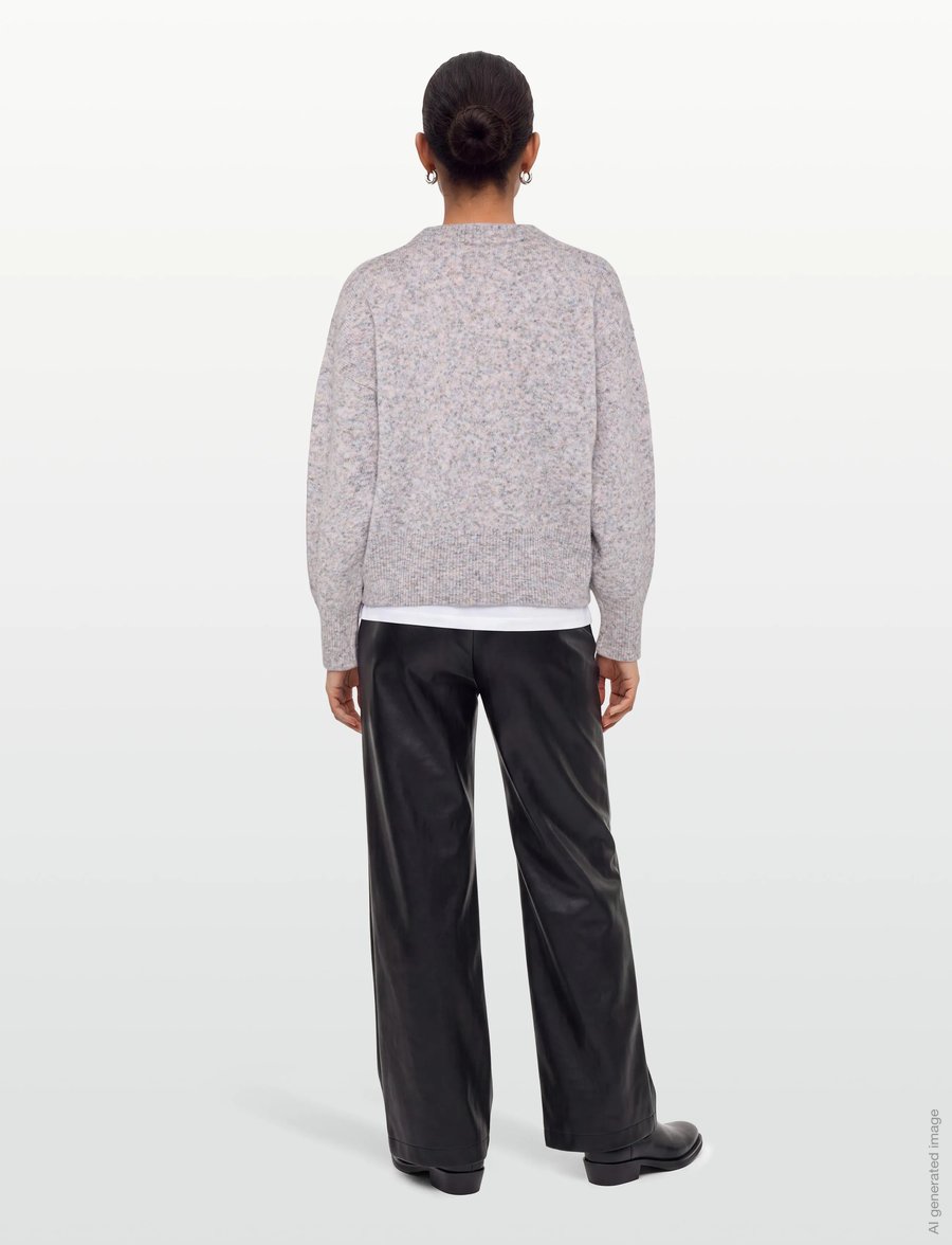 mbyM - Sadi-M - pullover - pearl melange - 4