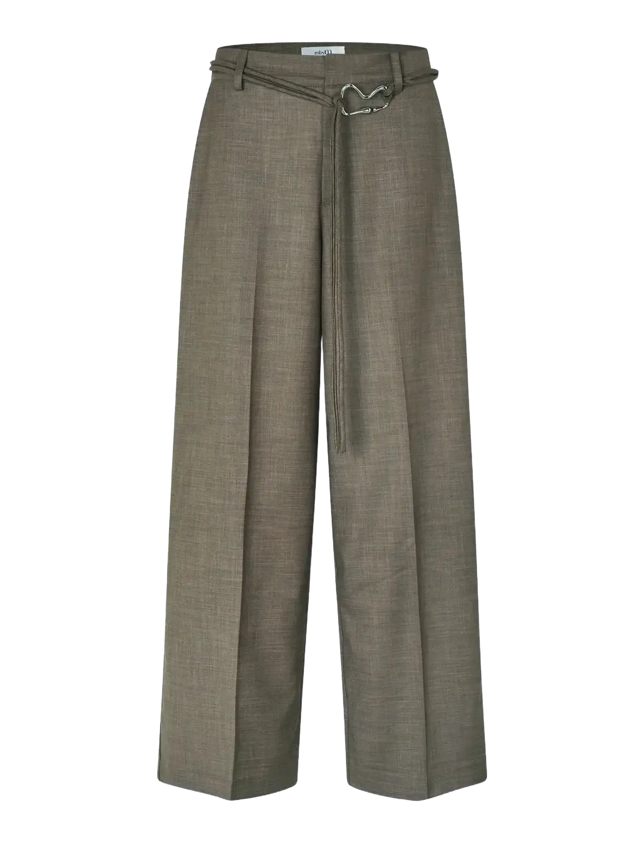 mbyM Lyrica-M - Tailored trousers - CHICORY COFFEE MELANGE / brown