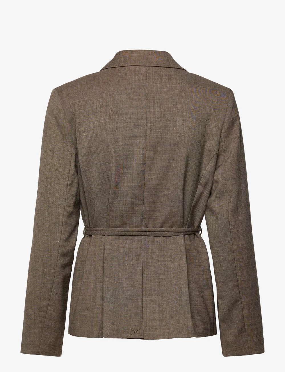 mbyM - Ivia-M - kavajer med skärp - chicory coffee melange - 2