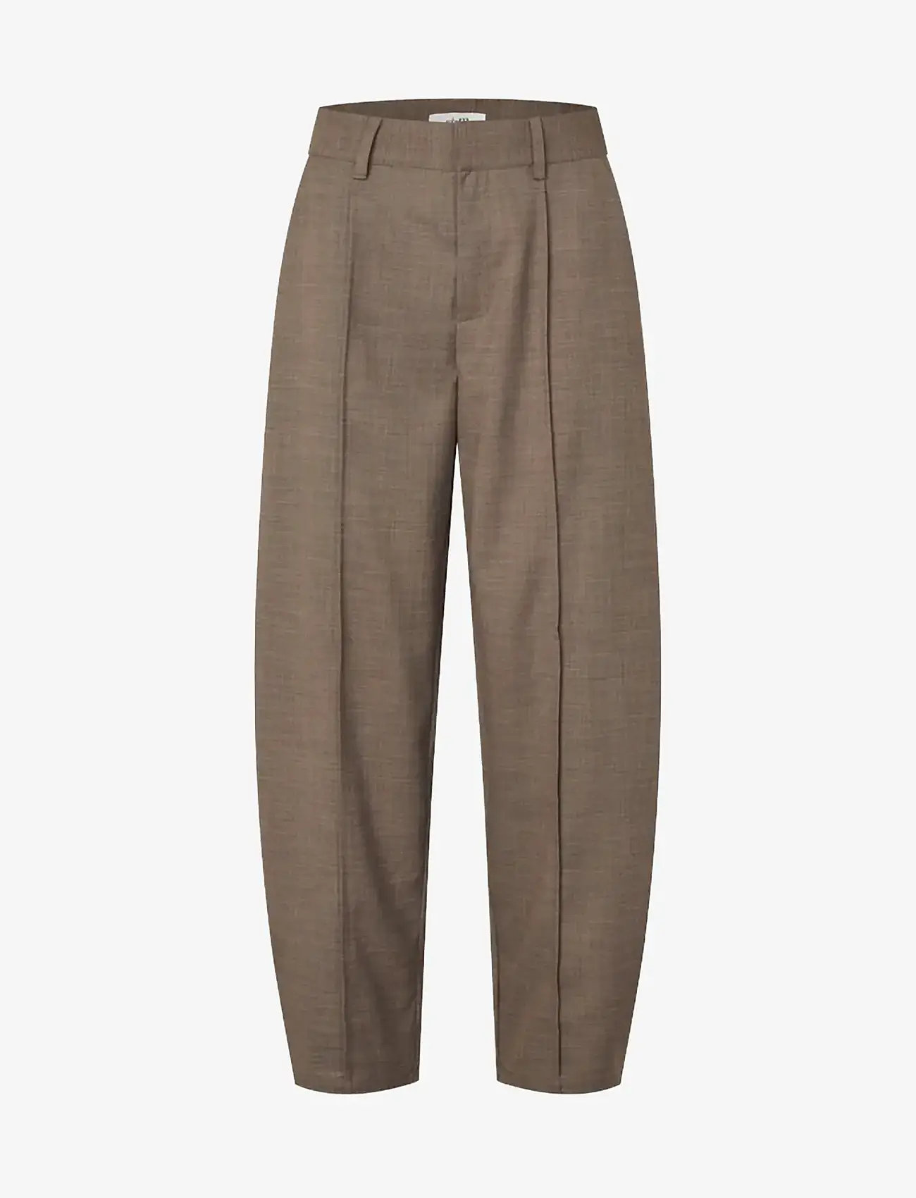 mbyM - Pija-M - tailored trousers - chicory coffee melange - 1