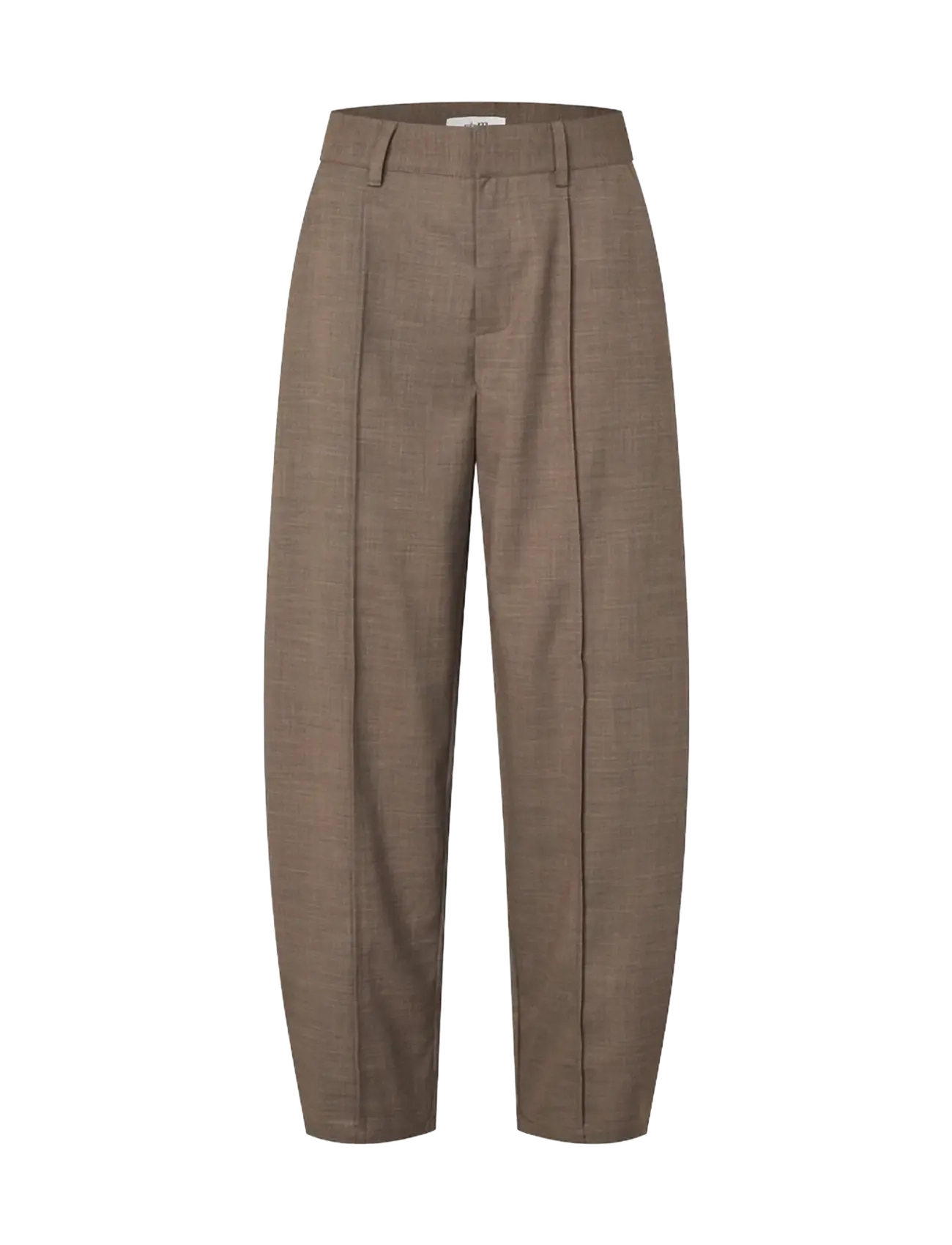 mbyM Pija-M - Byxor - CHICORY COFFEE MELANGE / brown