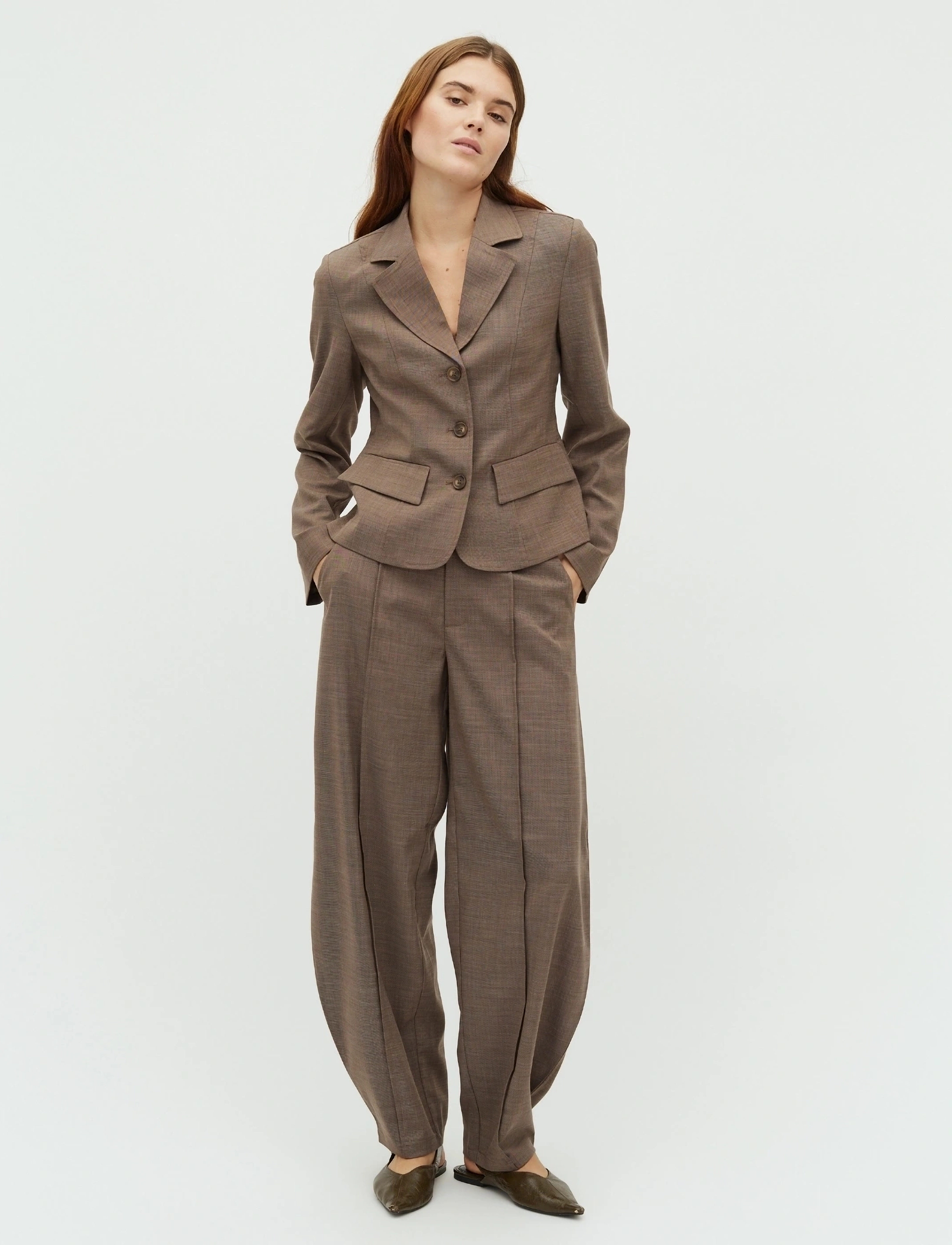 mbyM Pija-M - Transitional Layering - CHICORY COFFEE MELANGE / brown
