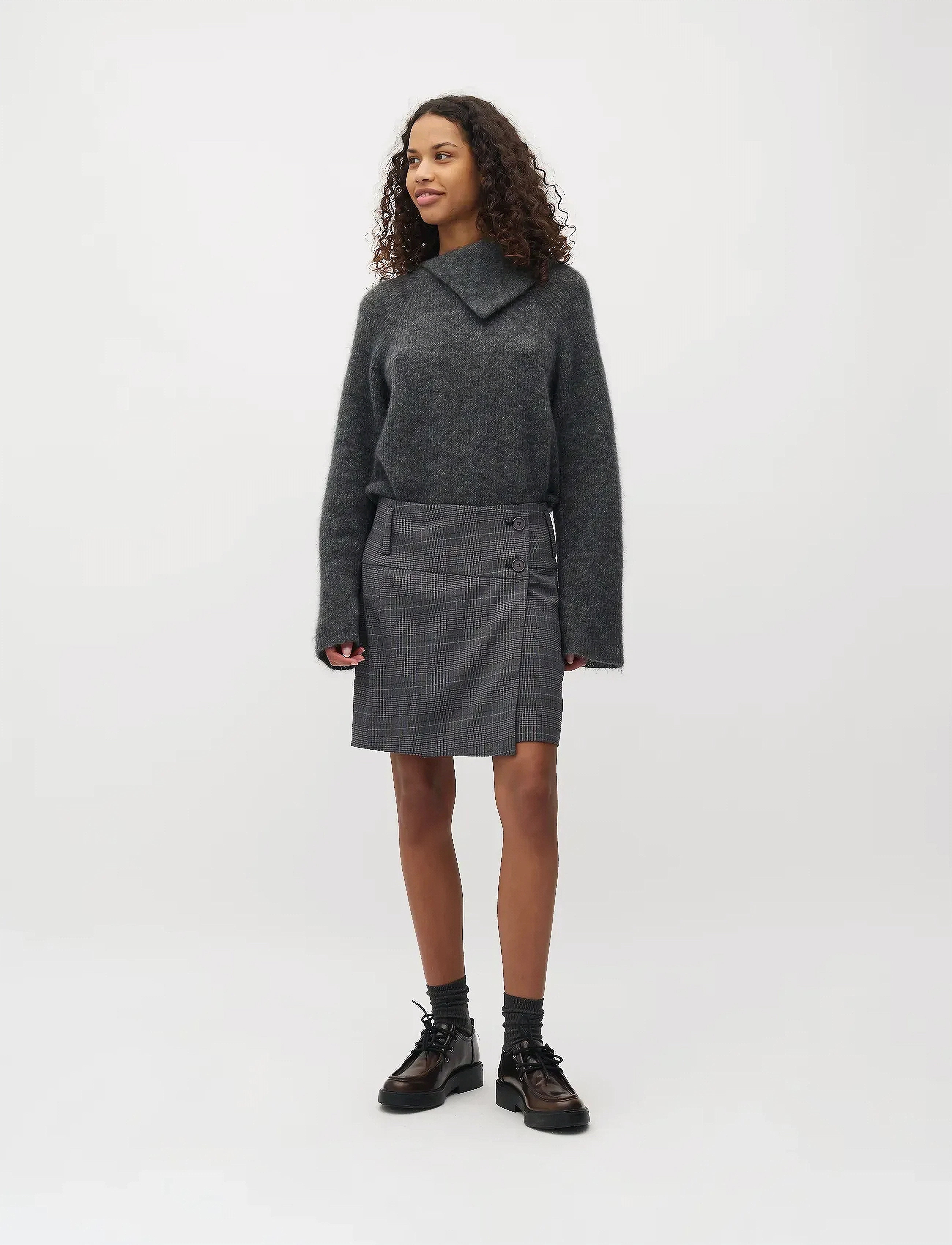 mbyM Jeani-M, XL, Röcke, Grau - Short Frauen