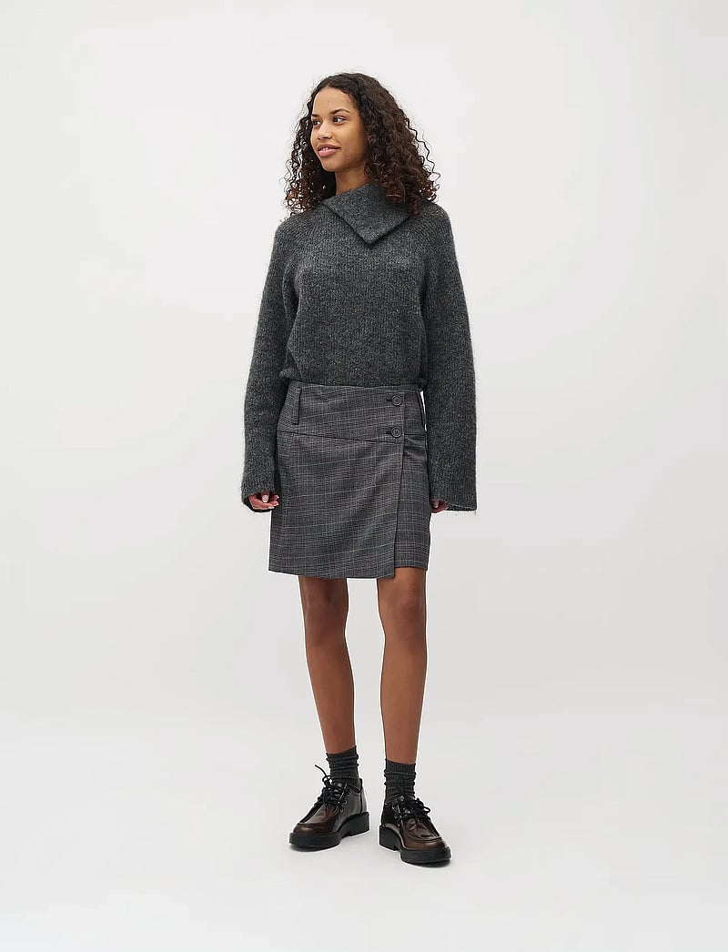 mbyM - Jeani-M - wickelröcke - grey check - 0