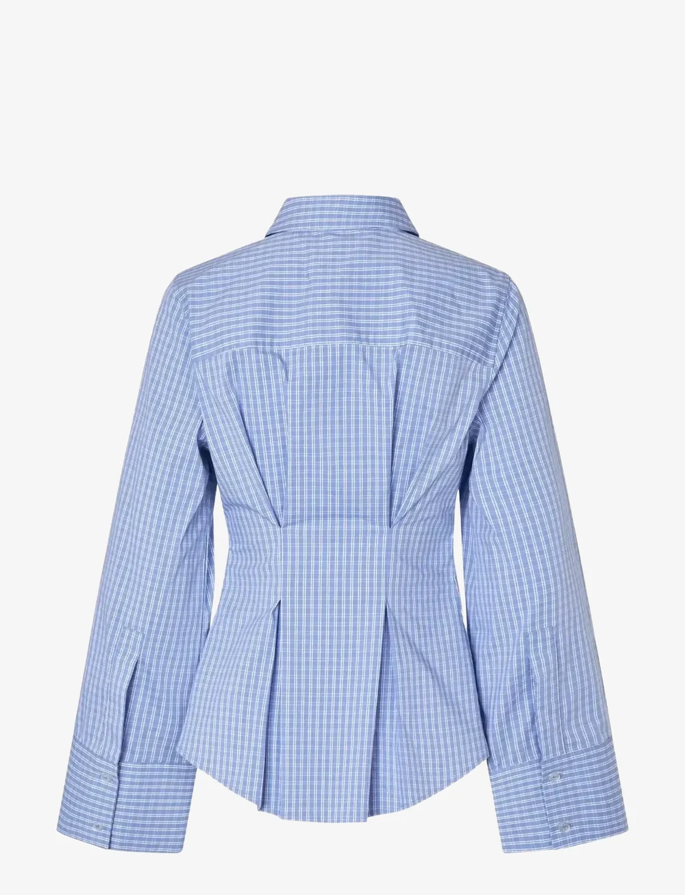 mbyM - Kaloni-M - langærmede skjorter - ultramarine check - 2