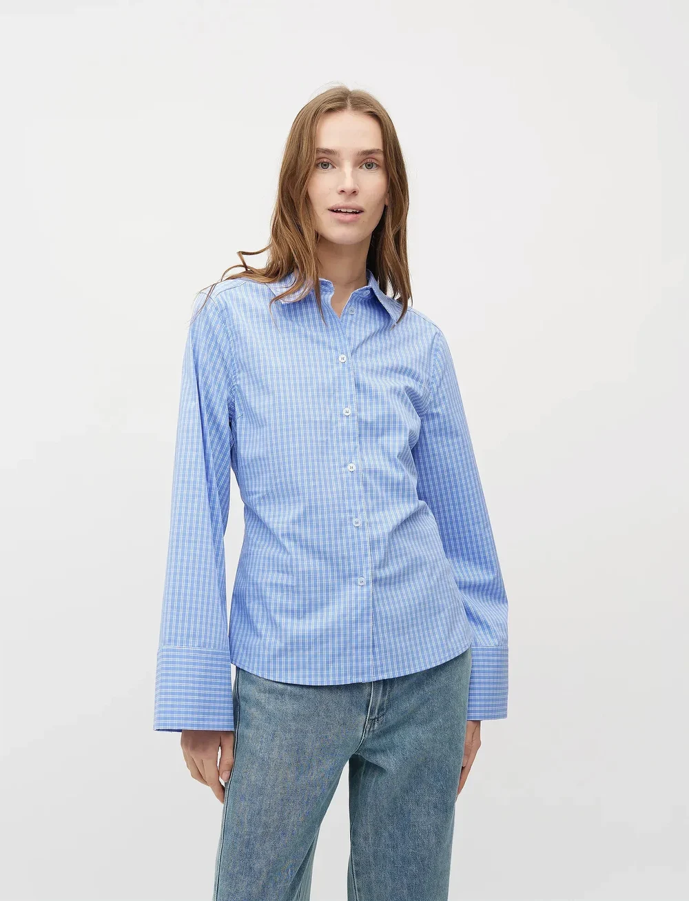 mbyM - Kaloni-M - langærmede skjorter - ultramarine check - 0