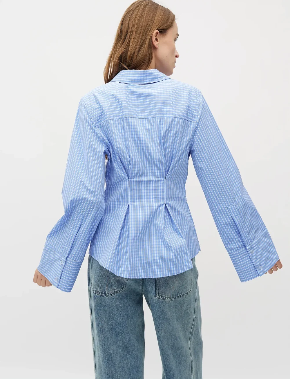 mbyM - Kaloni-M - langærmede skjorter - ultramarine check - 4