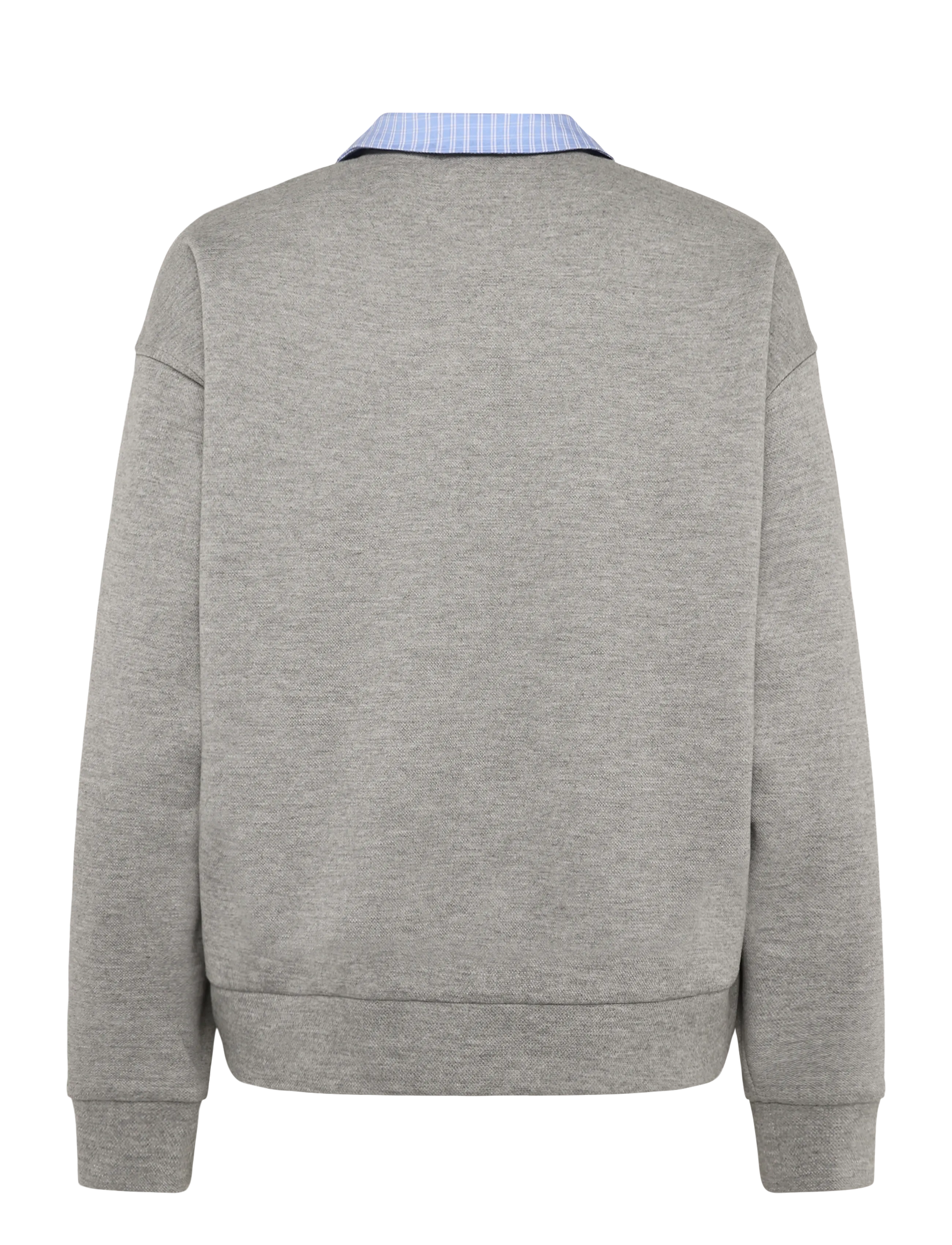 mbyM - Royla-M - sweatshirts & hoodies - medium grey melange - 1