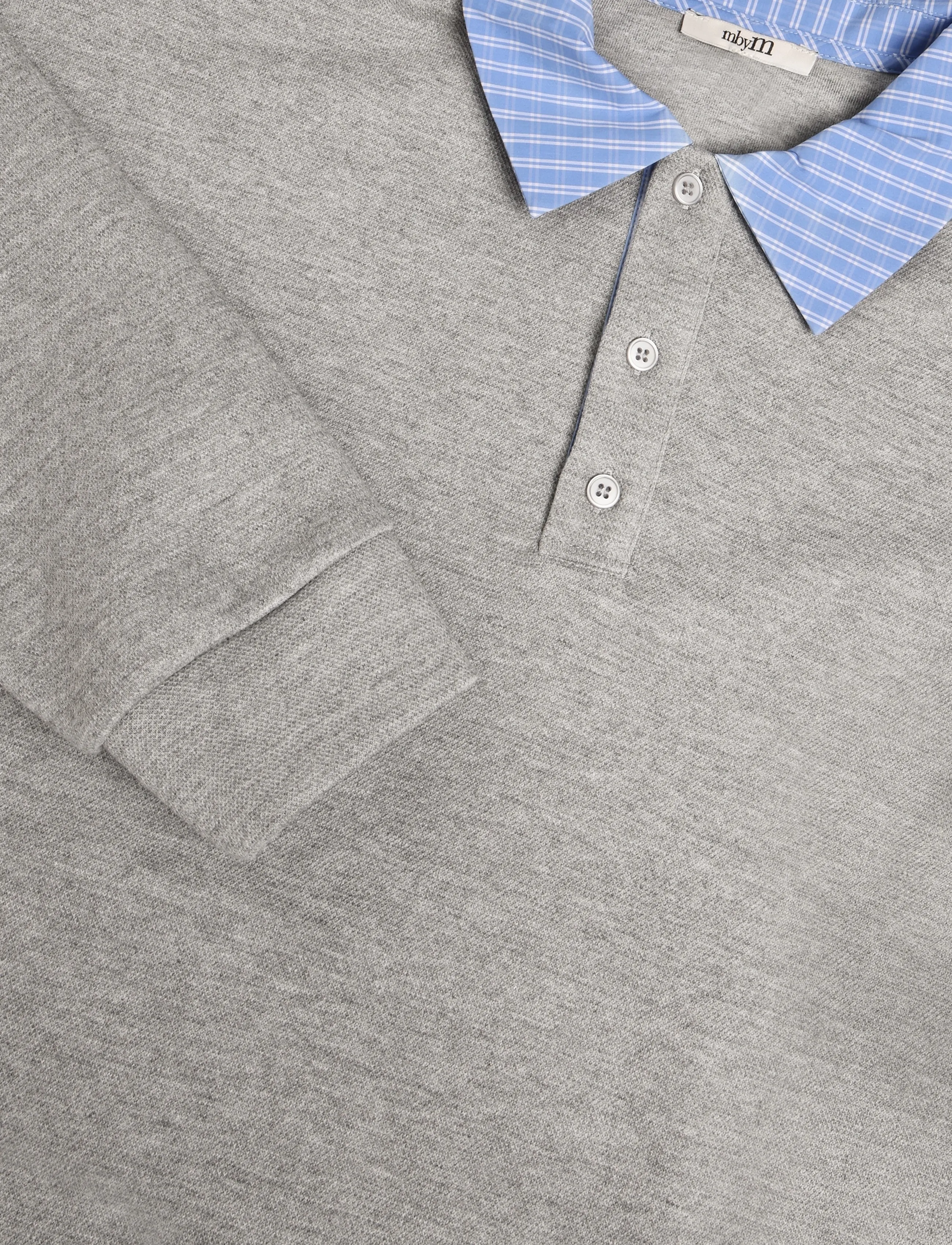 mbyM - Royla-M - sweatshirts & hoodies - medium grey melange - 2
