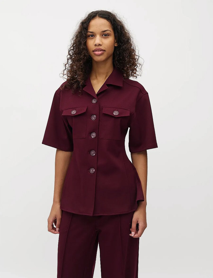 mbyM - Peplina-M - short-sleeved shirts - fig - 0