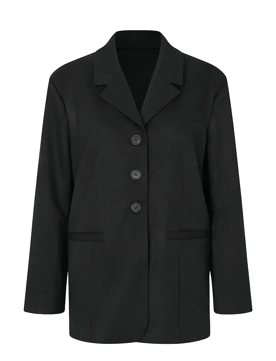 mbyM - Realena-M - blazers à fermeture droite - black - 1