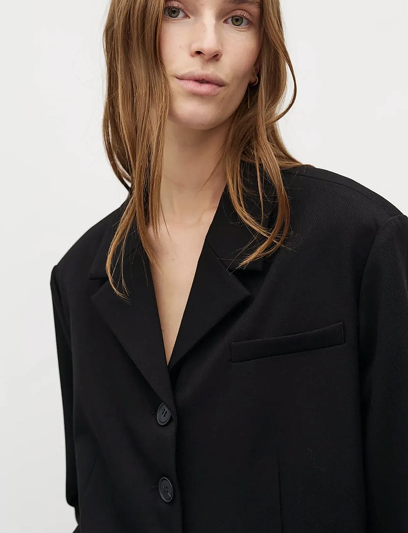 mbyM - Realena-M - enkeltradede blazere - black - 3