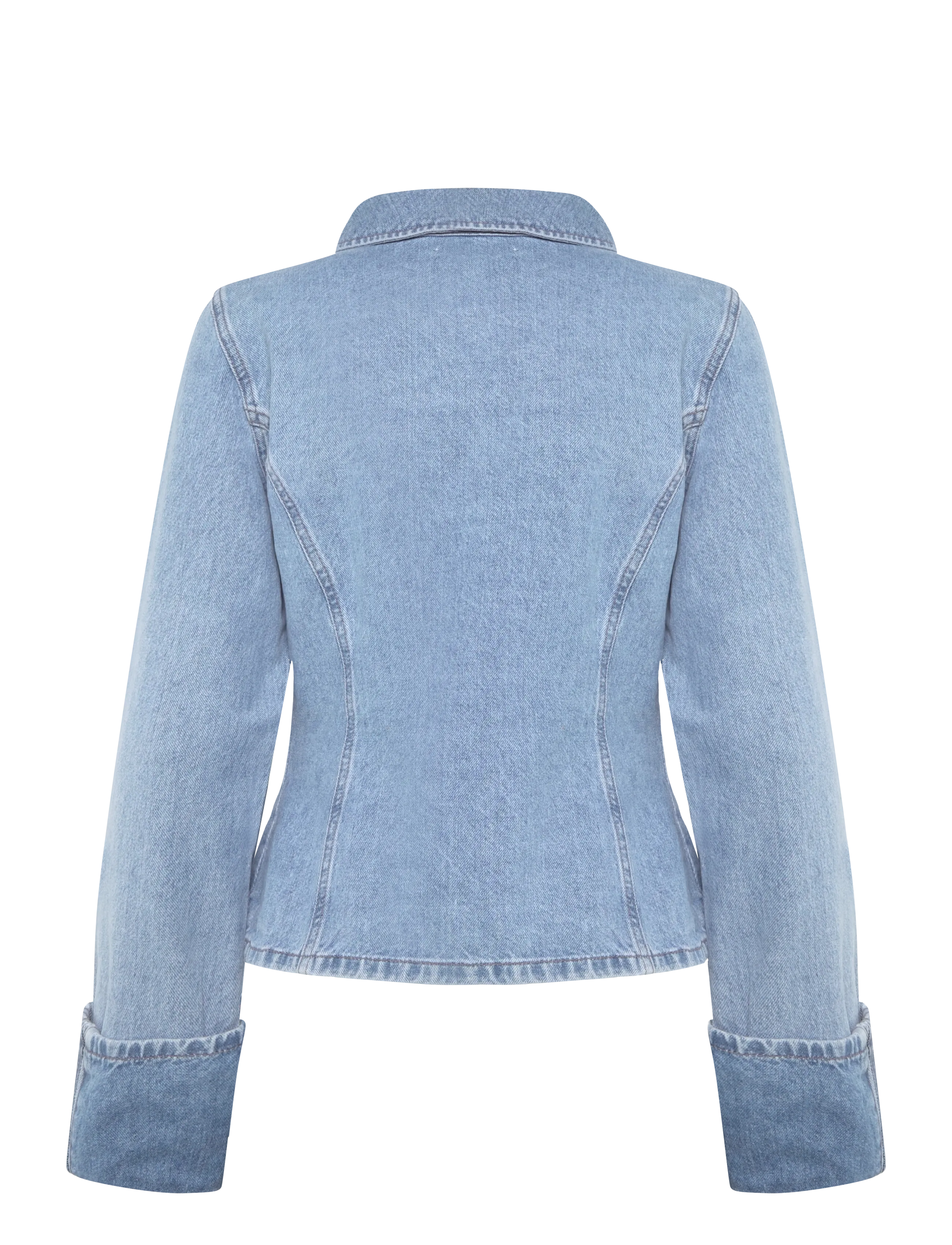 MBYM - Wolina-M - denimjakker - sky blue wash - 1