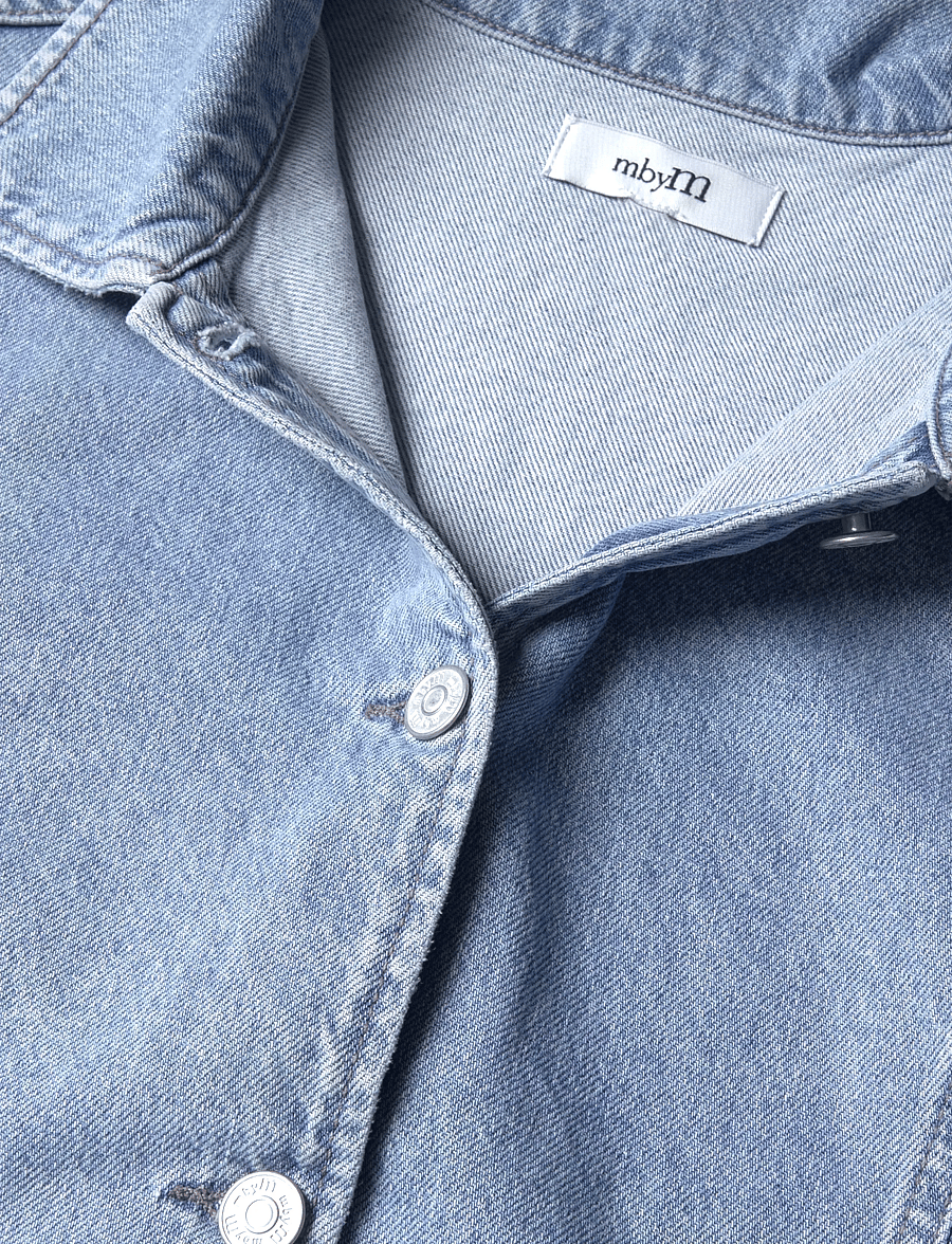 MBYM - Wolina-M - denimjakker - sky blue wash - 2