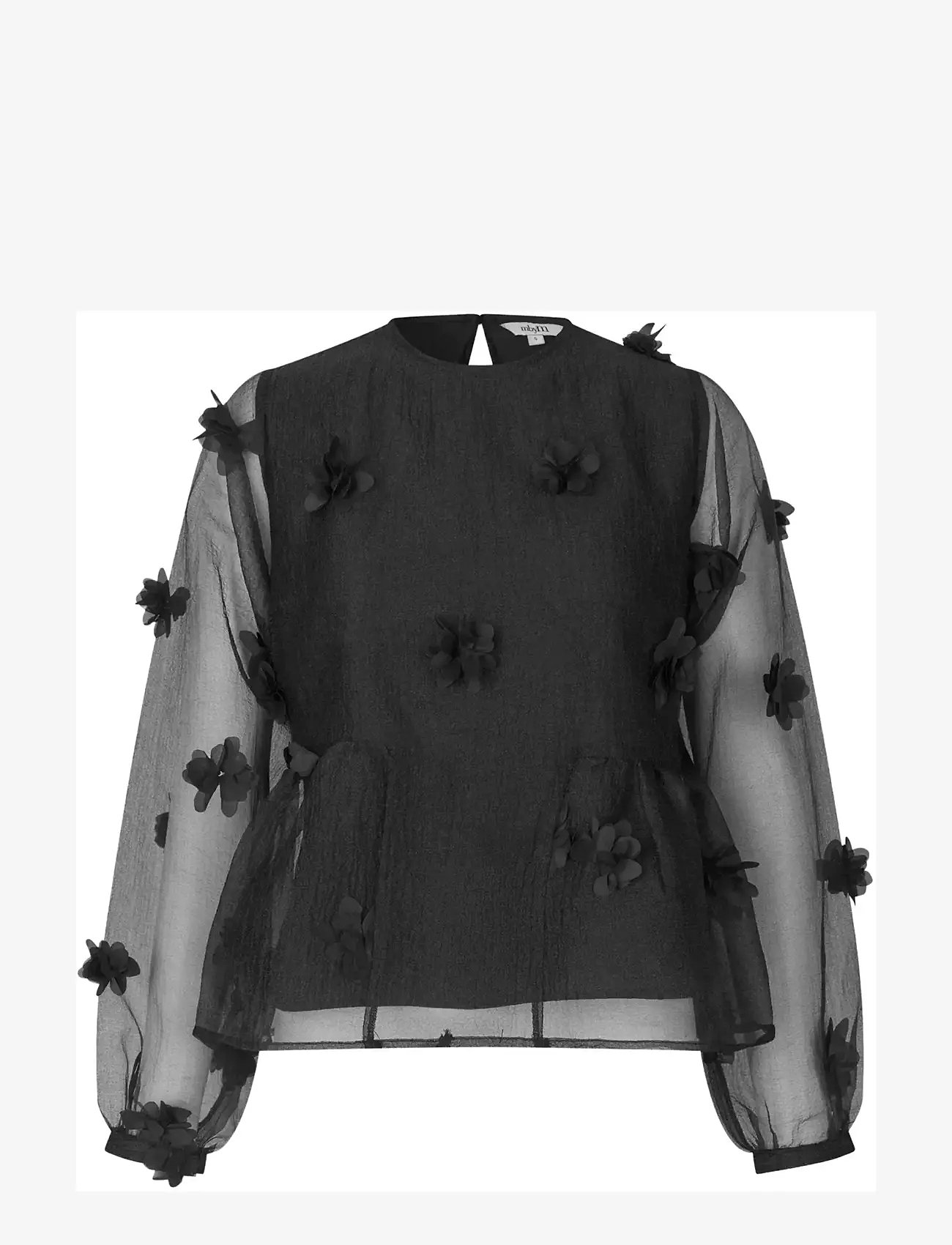 mbyM - Hasel-M - long-sleeved blouses - black - 0