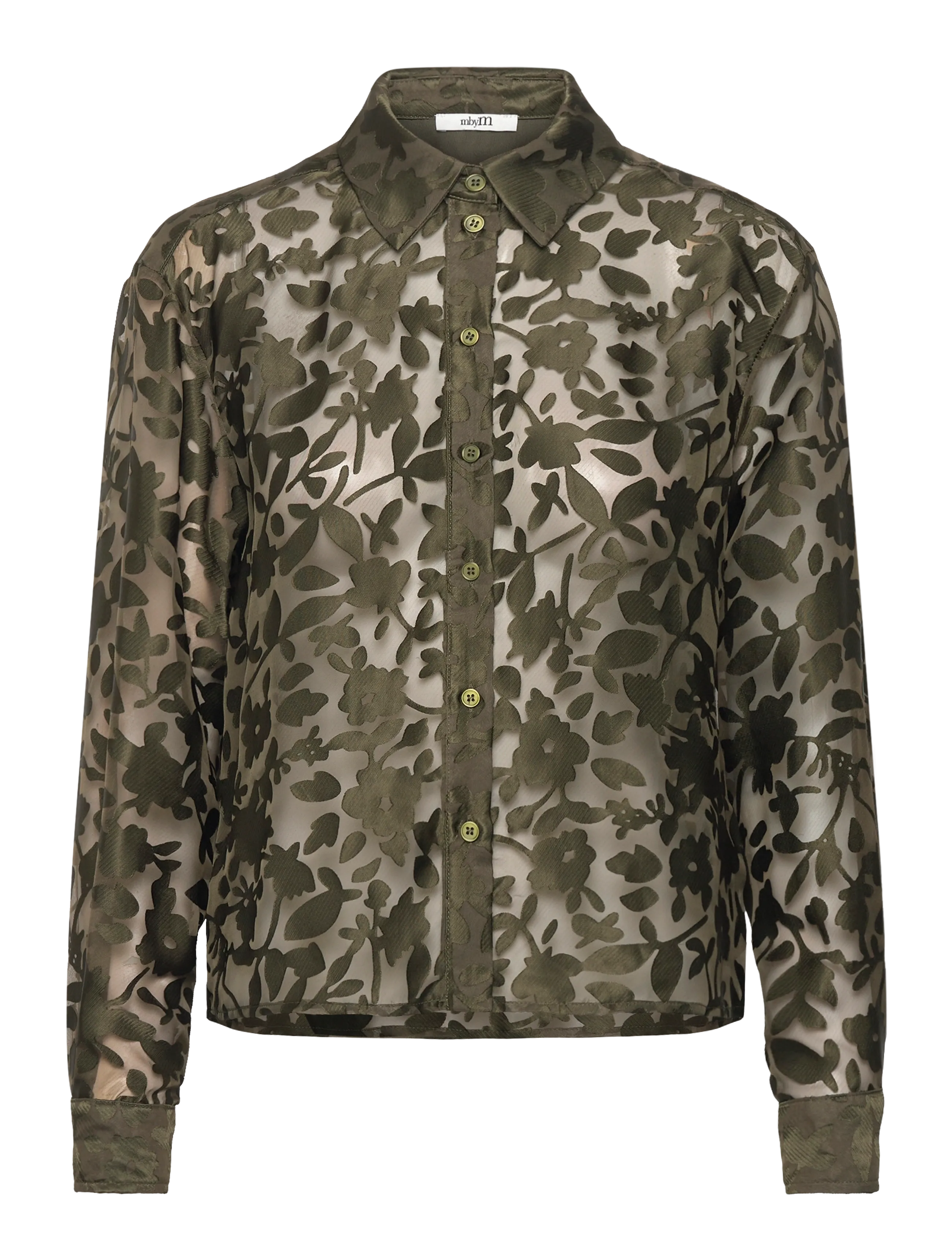 mbyM Nira-M, XL, Khaki green, Skjorter > Langærmede, Dame