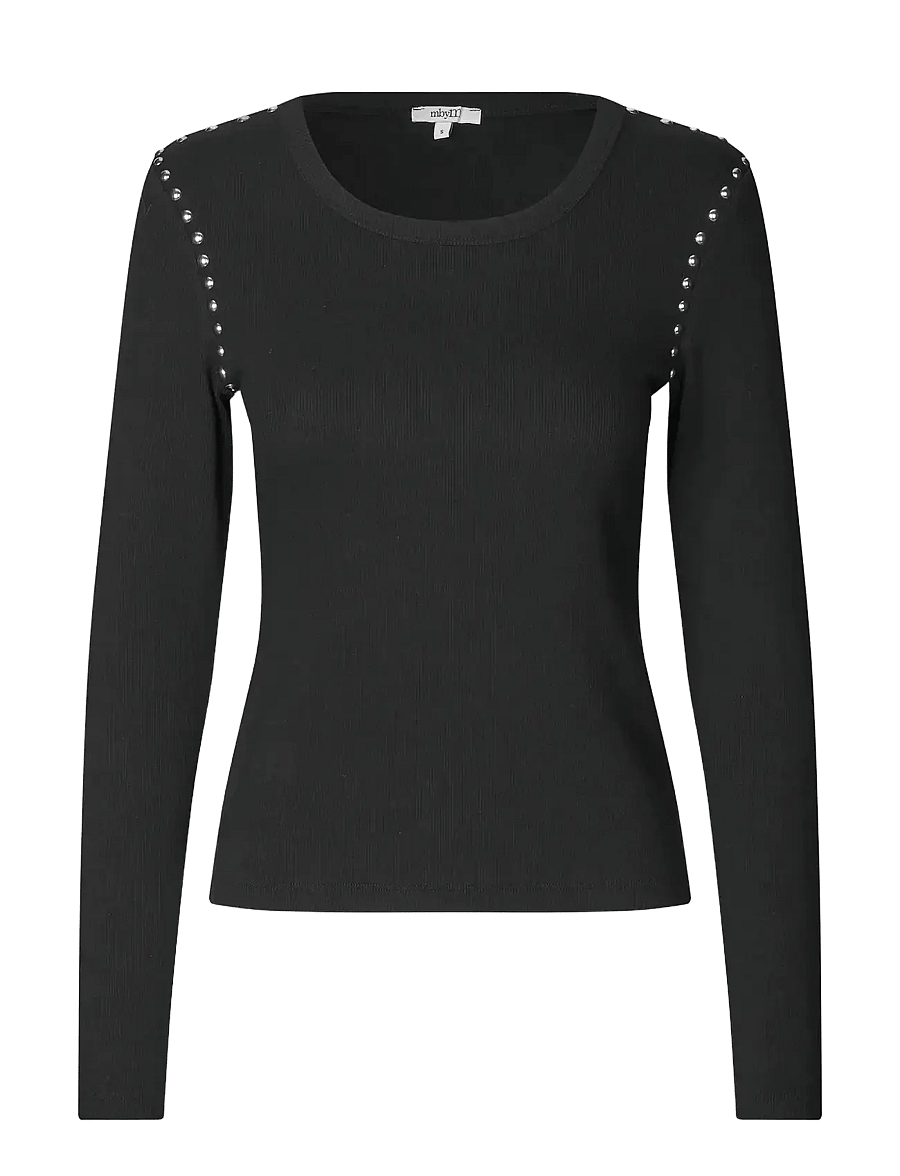 mbyM - Otis LS-M - langärmlige tops - black - 1