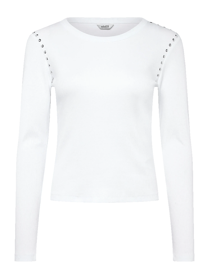 mbyM - Otis LS-M - langärmlige tops - white - 1