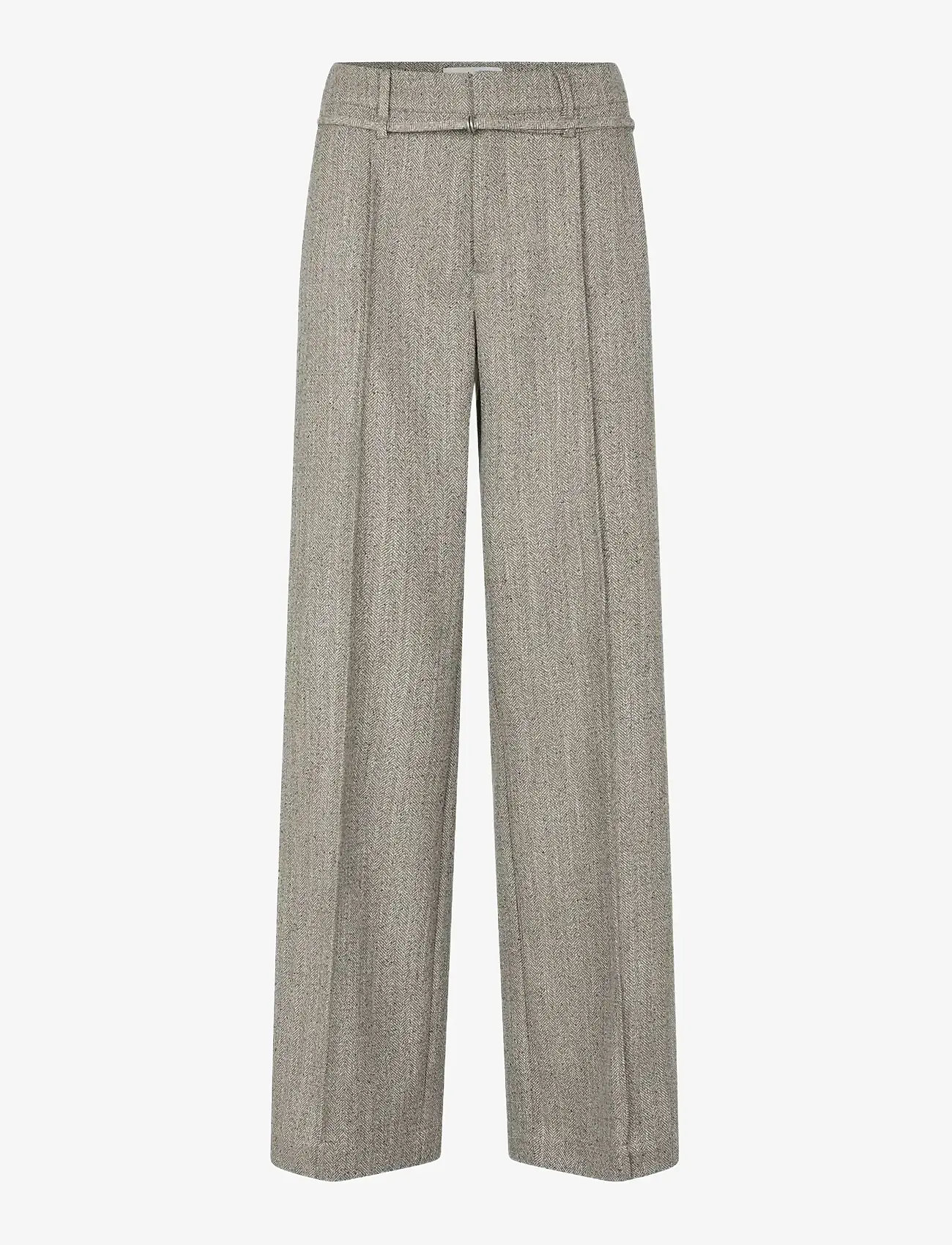 mbyM - Kammia-M - straight leg hosen - pepper grey melange - 0