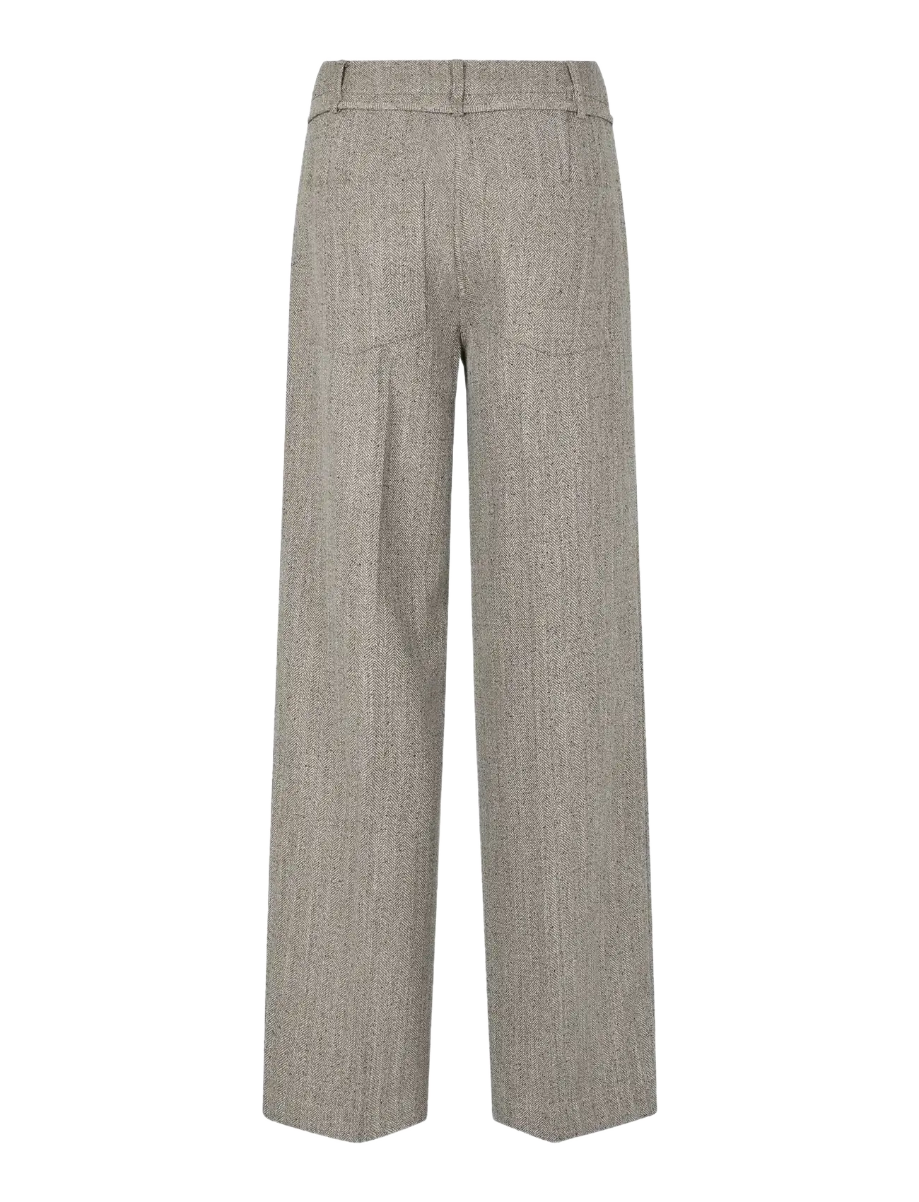 mbyM - Kammia-M - sirge säärega püksid - pepper grey melange - 2