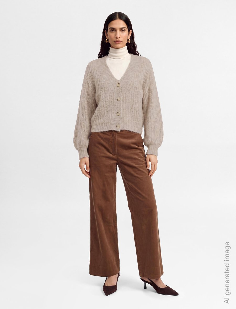MBYM - Molenda-M - cardigans - med. white pepper mel - 0