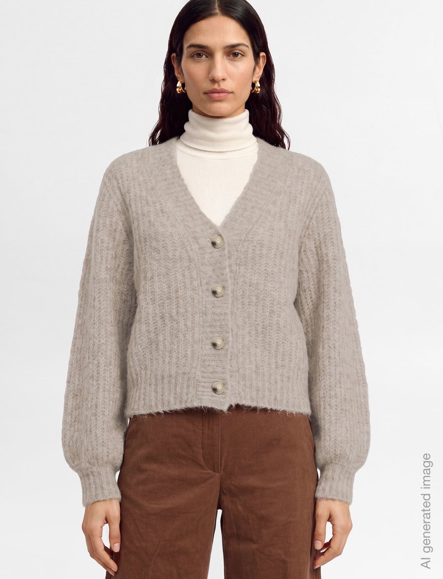MBYM - Molenda-M - cardigans - med. white pepper mel - 3