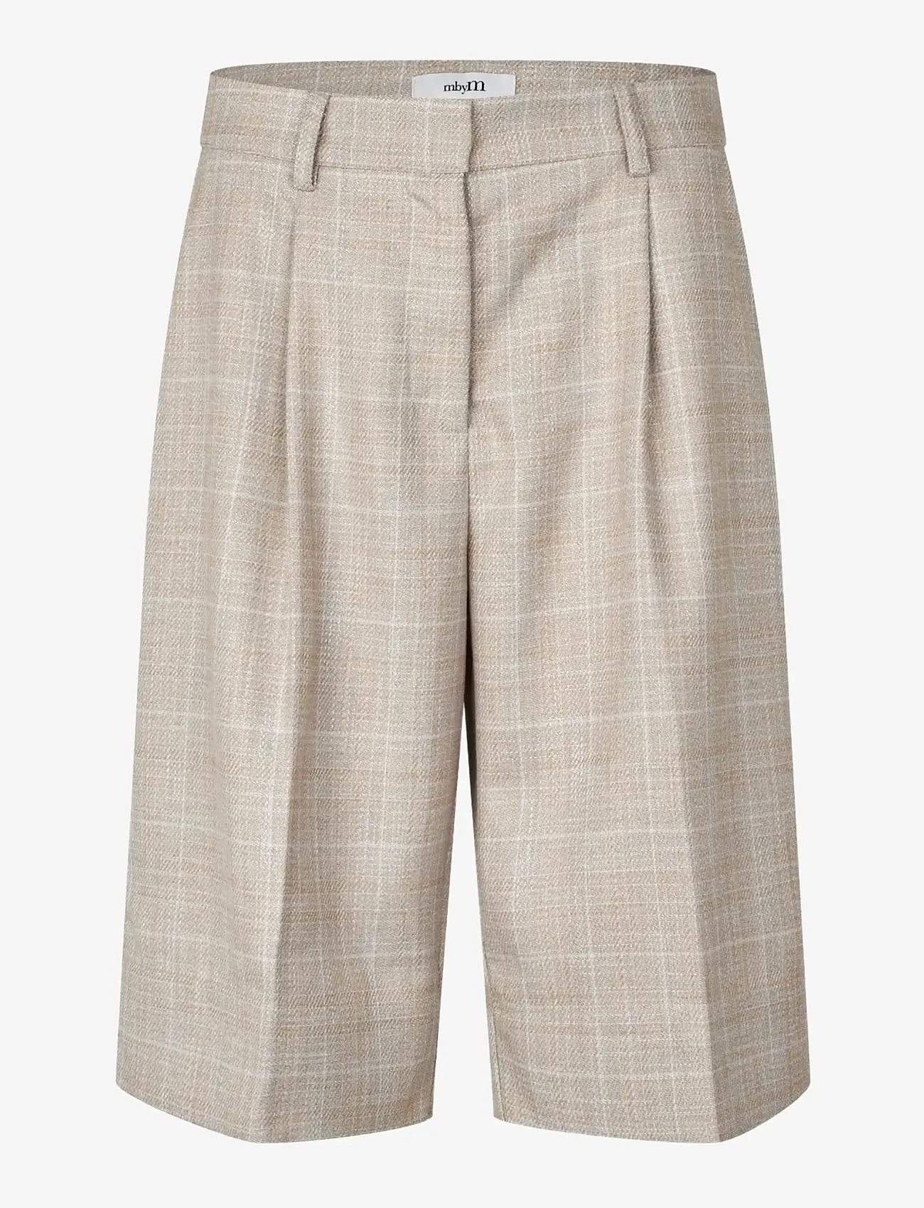 mbyM - Brecan-M - bermuda püksid - beige check - 1