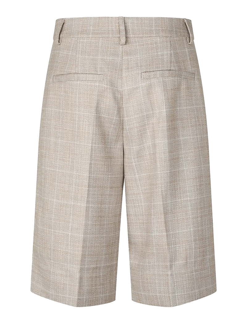 mbyM - Brecan-M - bermudashorts - beige check - 2