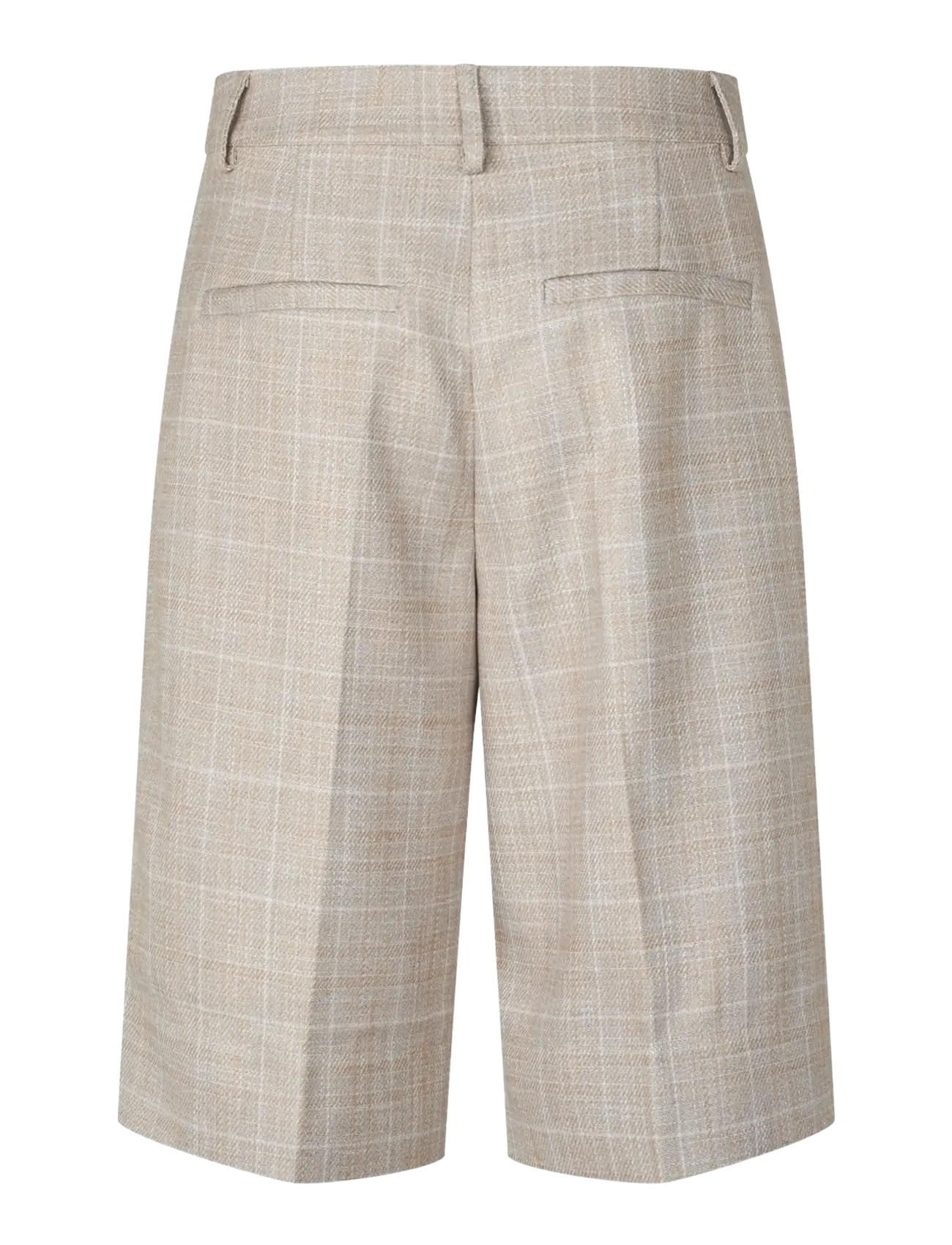 mbyM - Brecan-M - bermudashorts - beige check - 2