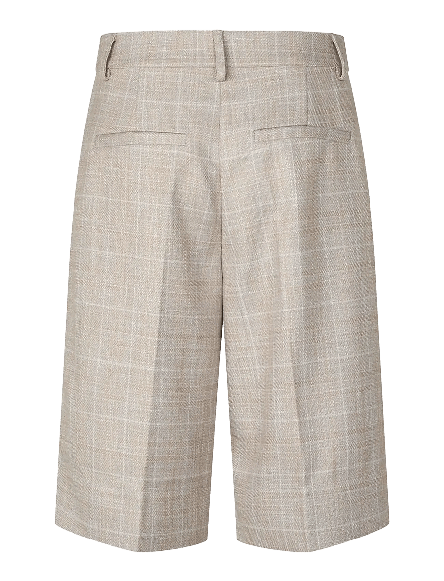 mbyM - Brecan-M - bermudashorts - beige check - 2